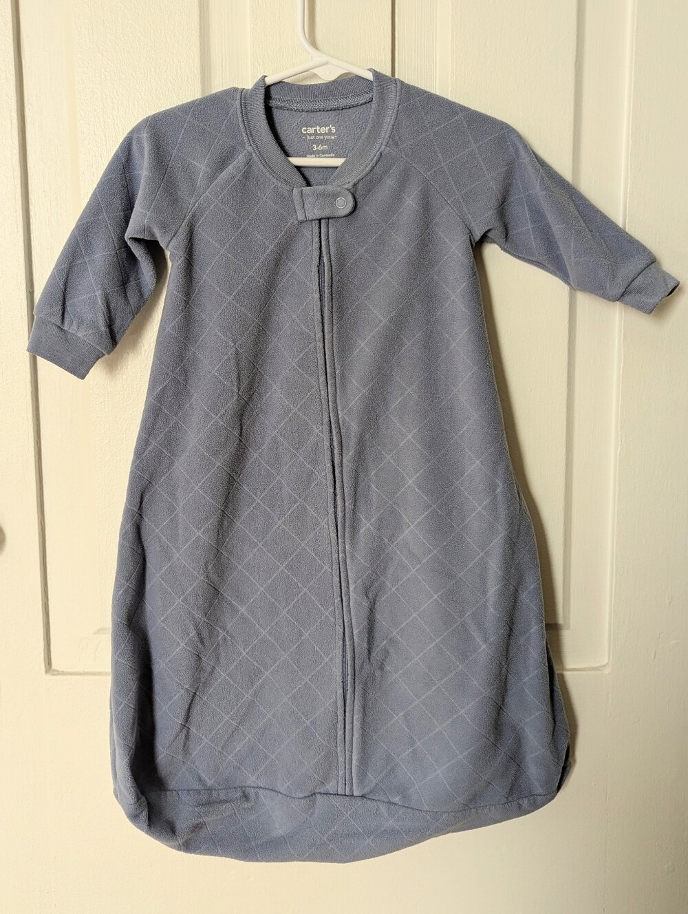 Carter's Baby Fleeze Zip Up Long Sleeve Sleep Sack 3-6mo
